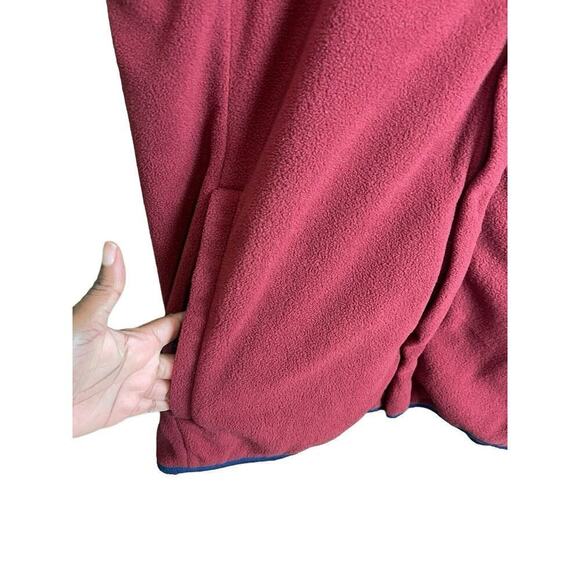 Chaps Ralph Lauren Fleece Vest Mens Size XXL Red Zip Up with Pockets - Picture 4 of 8